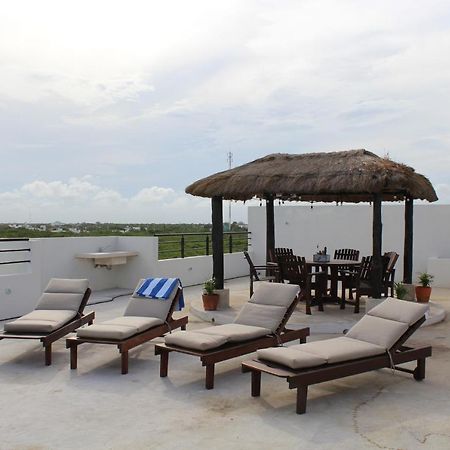 Penthouse With Roof Terrace - Costa Maya Apartment Mahahual Luaran gambar